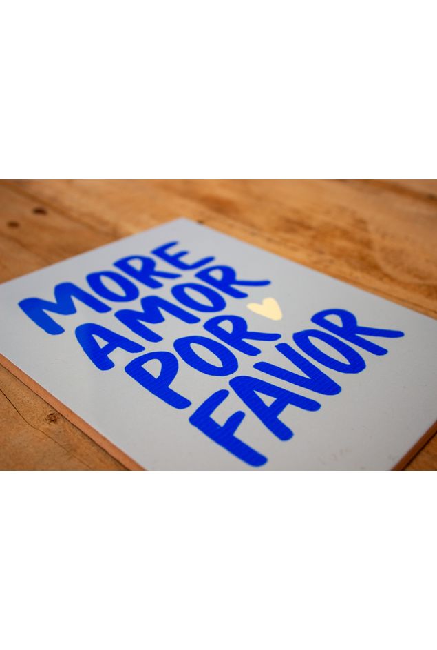 Azulejo Decorativo More Amor Por Favor Mimo Galeria -4-